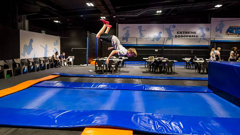 Dialled indoor hotsell tramp park